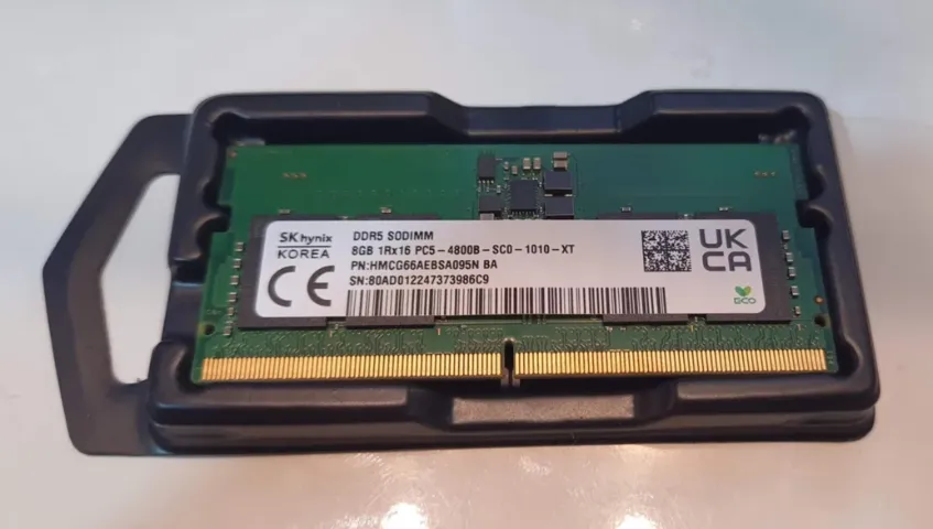 Memória 8gb Notebook Sk Hynix Ddr5 4800mhz Hmcg66aebsa095n