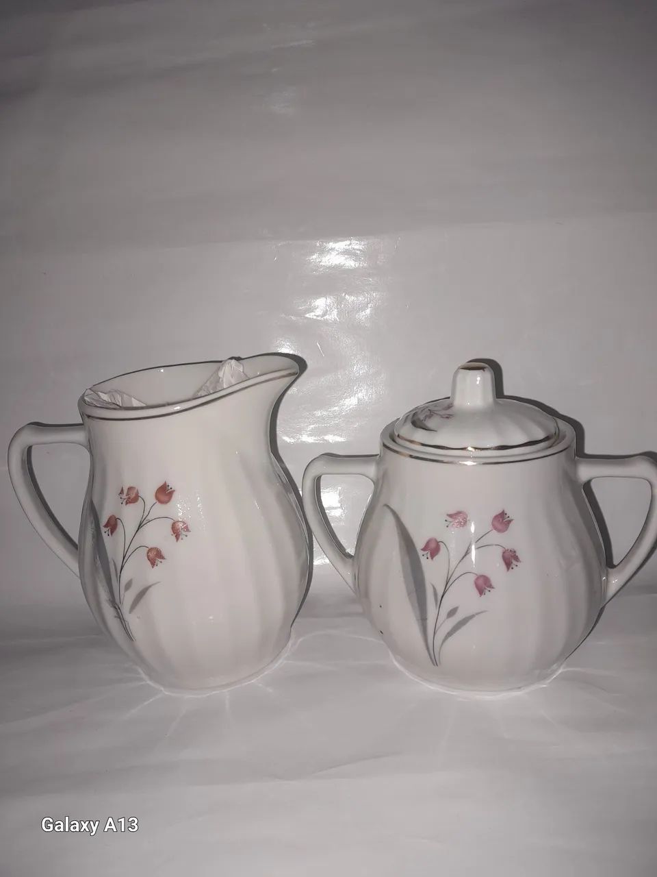 Antigo Jogo de Cremeira e Açucarero Pozzani Canelados - Foto 6