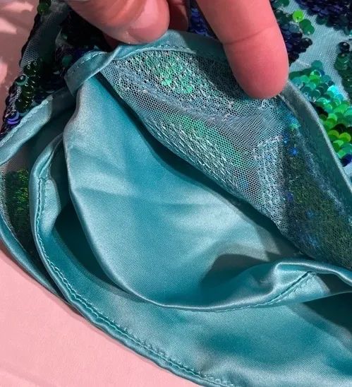 Fantasia Vestido de Paetê Princesa Ariel  - Foto 6
