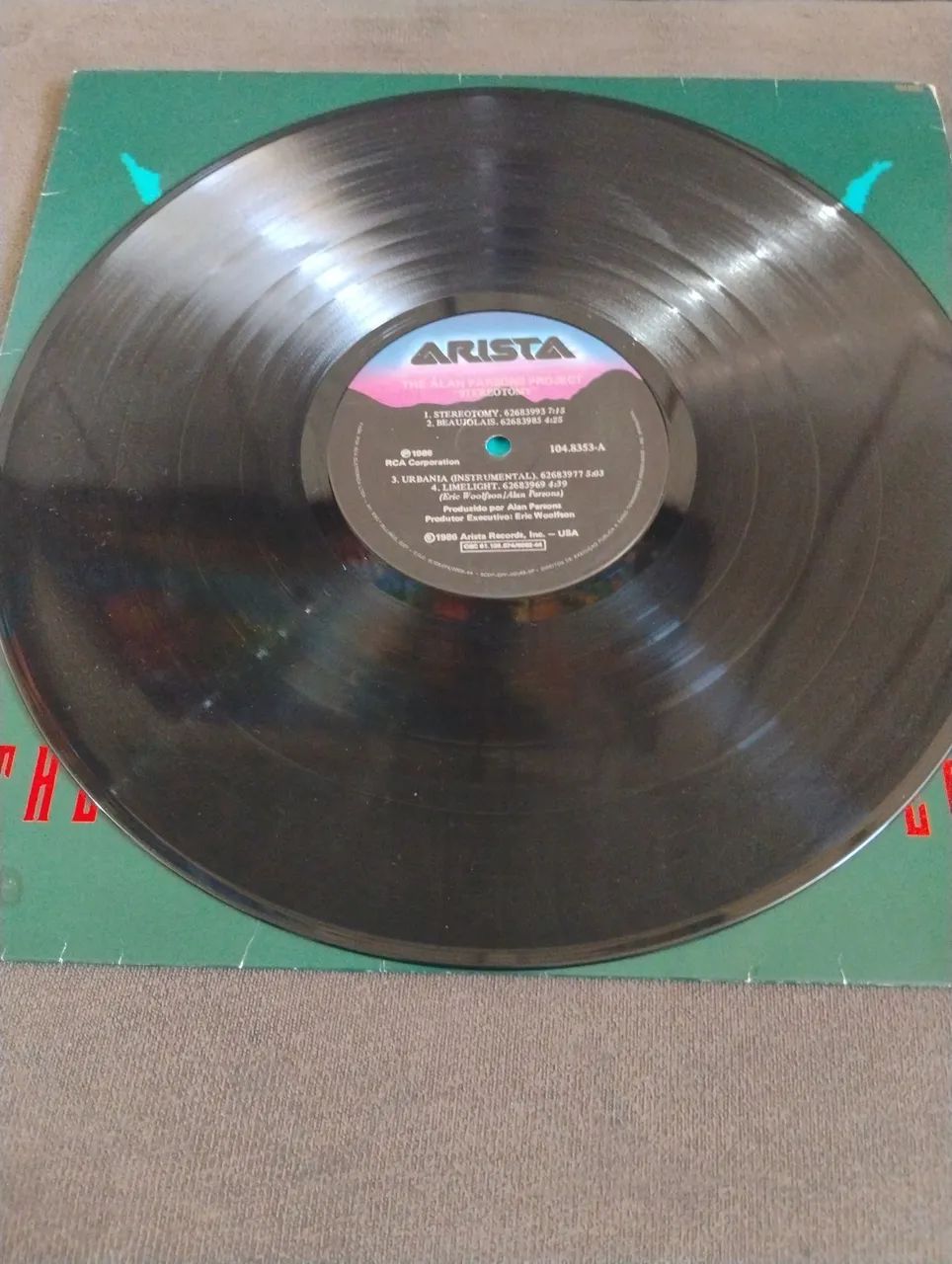 LP Vinil - The Alan Parsons Project -Stereotomy  - Foto 4