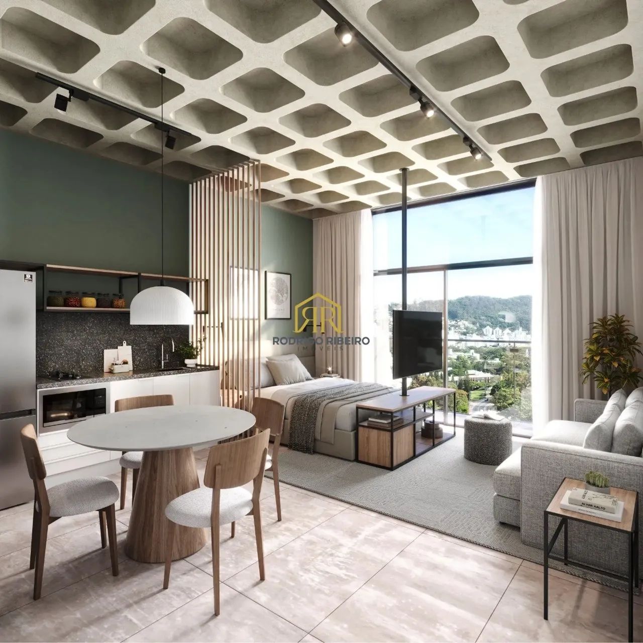 Loft próximo a UFSC na planta - Entrega em 2027