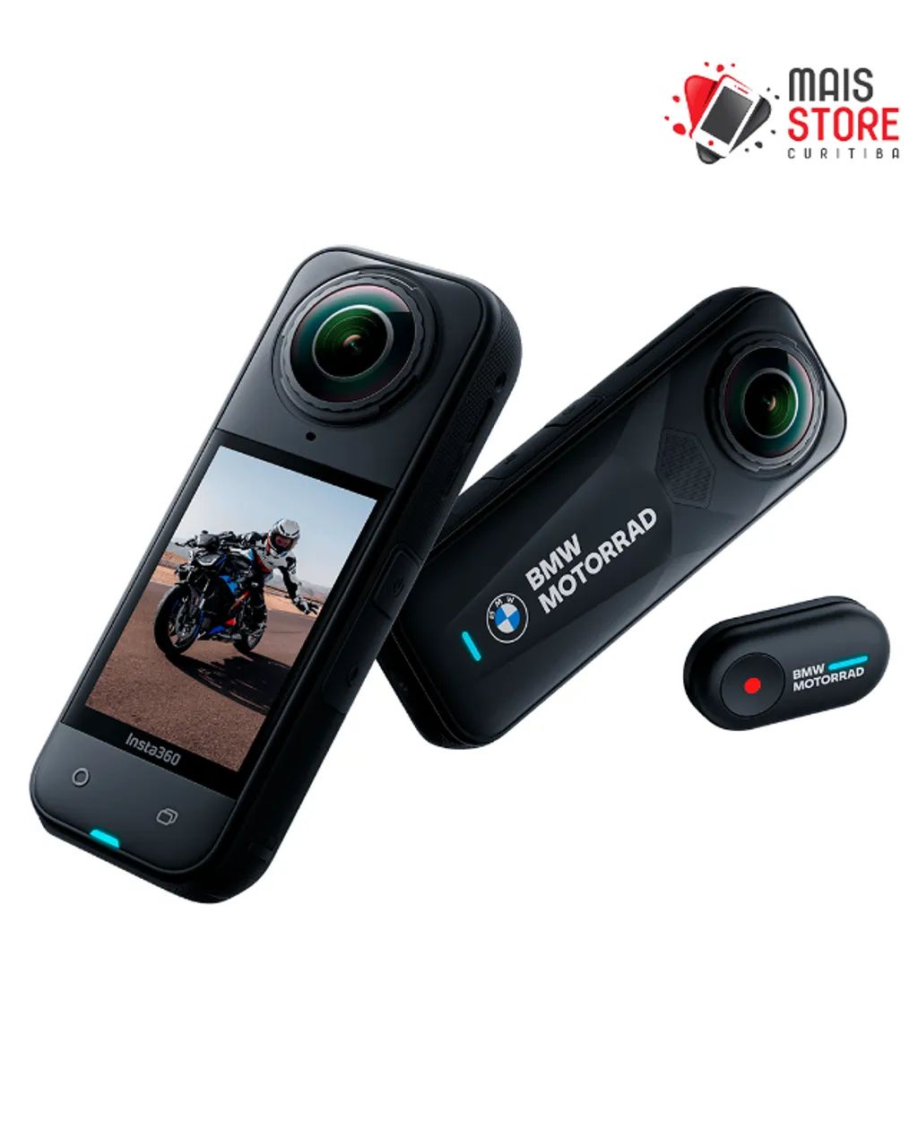 Câmera de Ação Insta360 X5 BMW Motorrad (Novo/Lacrado)