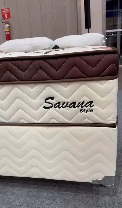 Cama Box Casal Savana Style 138x188x60(Entrega grátis Para Fortaleza) - Foto 3