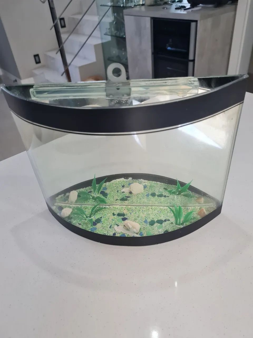 Aquário de Parede Decorativo com espelho