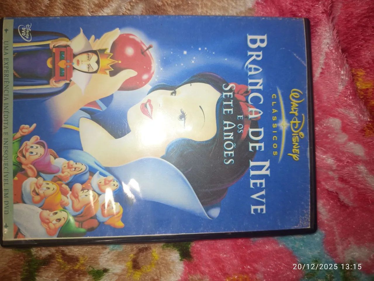 Filme: Branca de Neve e os sete anões 1937 clássicos da Disney menu interativo 