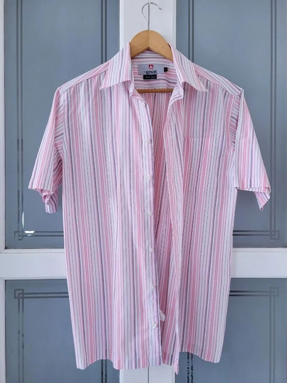 camisa listrada mr. kitsch Tam M - Foto 5