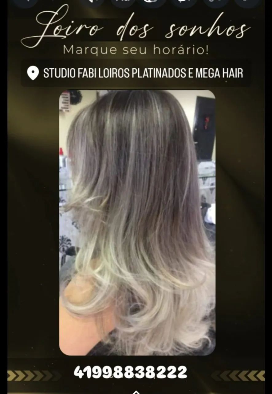 Cabelo loiro com mechas contorno.C especialista! - Foto 4