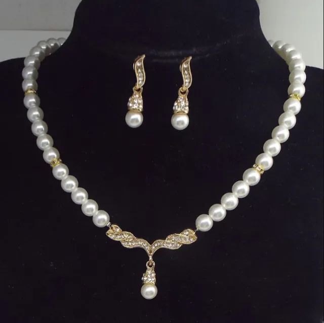 Conjunto Colar e Brinco Pérolas - Foto 3