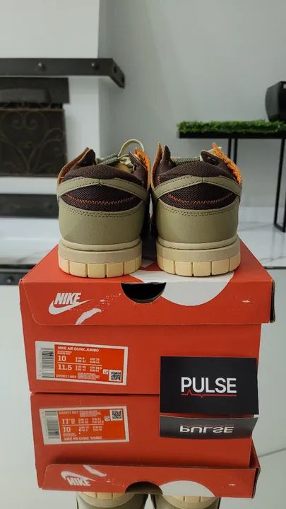 Nike Air Dunk Jumbo Medium Olive - Tamanho 42BR - Foto 4