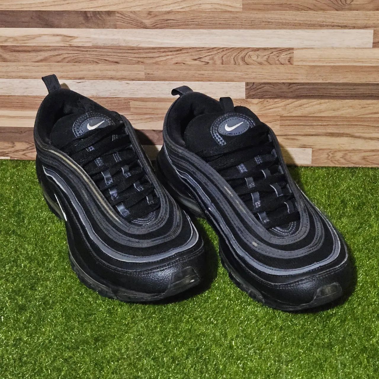 Nike Air Max 97 Triple Black Refletivo 43 - Foto 3