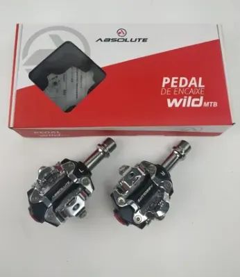 Pedal Clip Absolute Rolamentado - novo, na caixa
