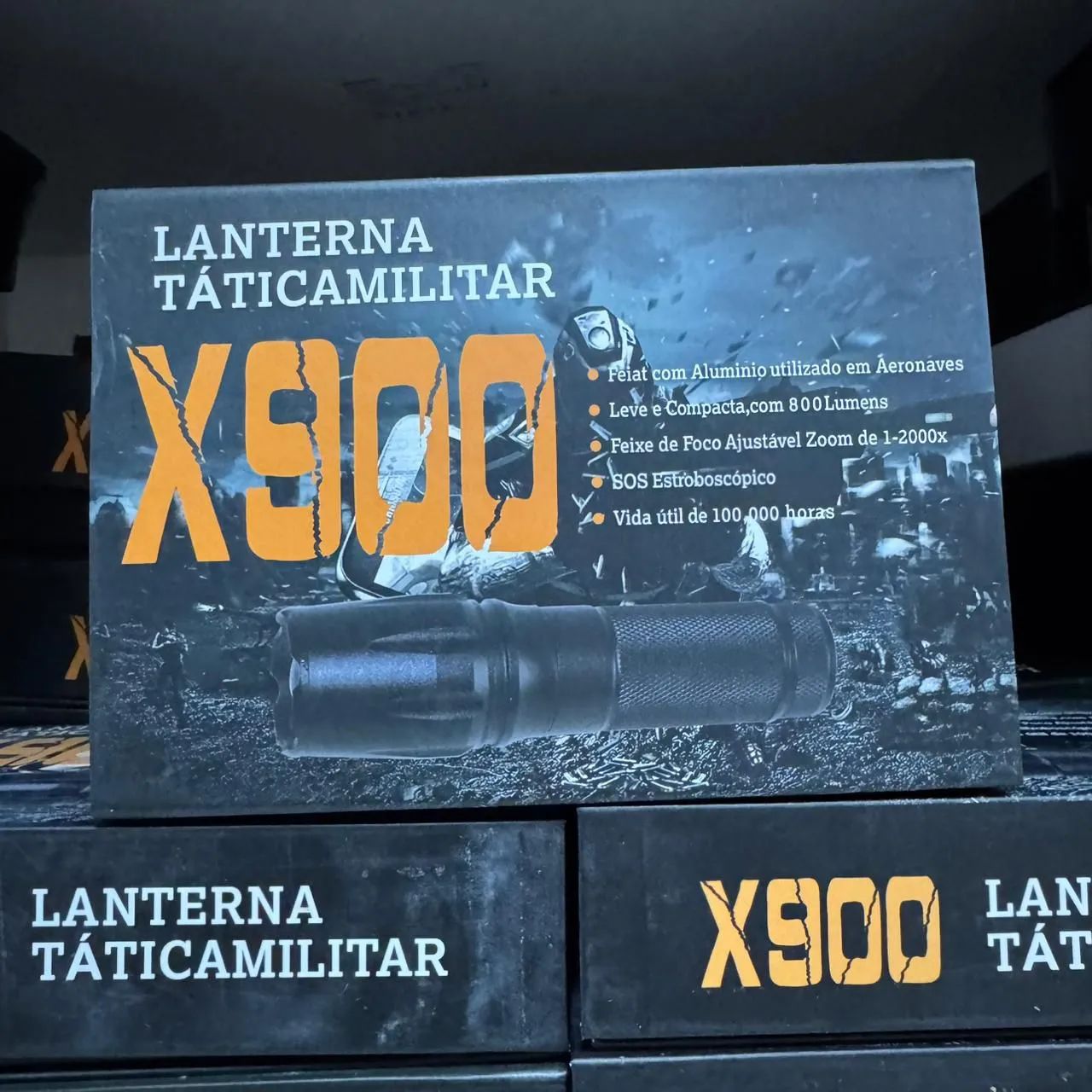 Lanterna tática militar de LED X900