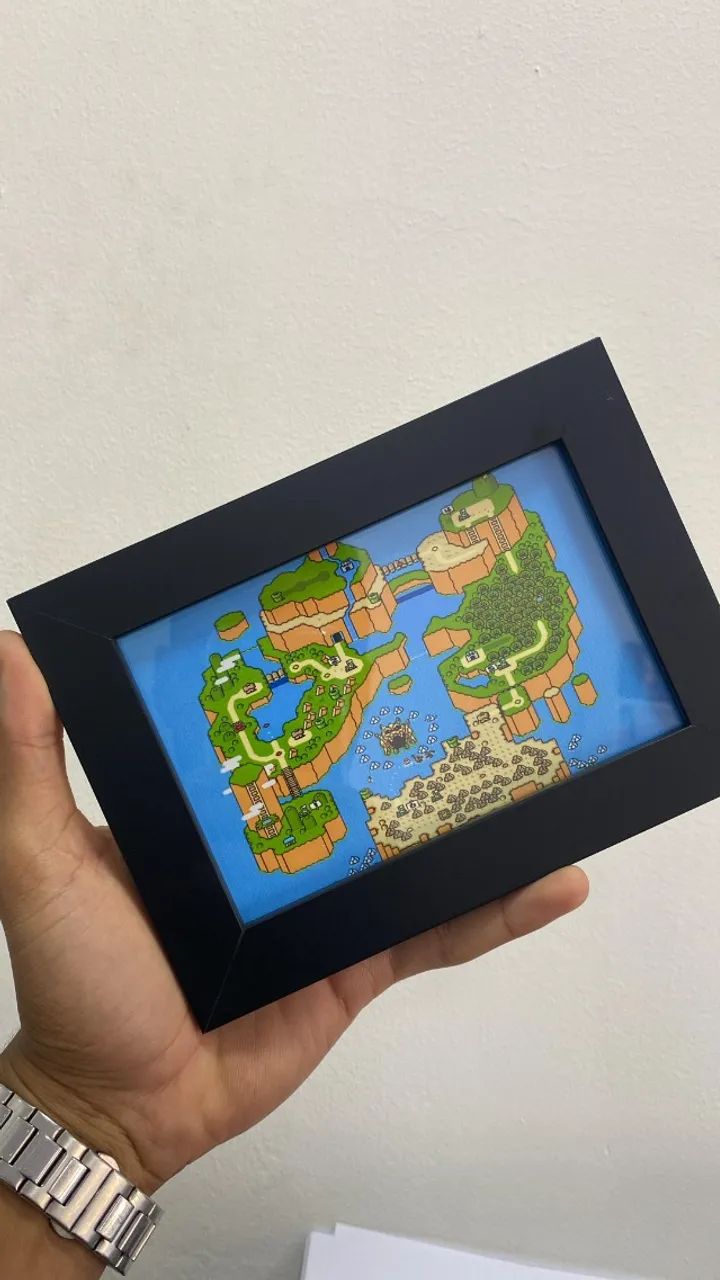 Quadro Super Mário Word - 8 bits