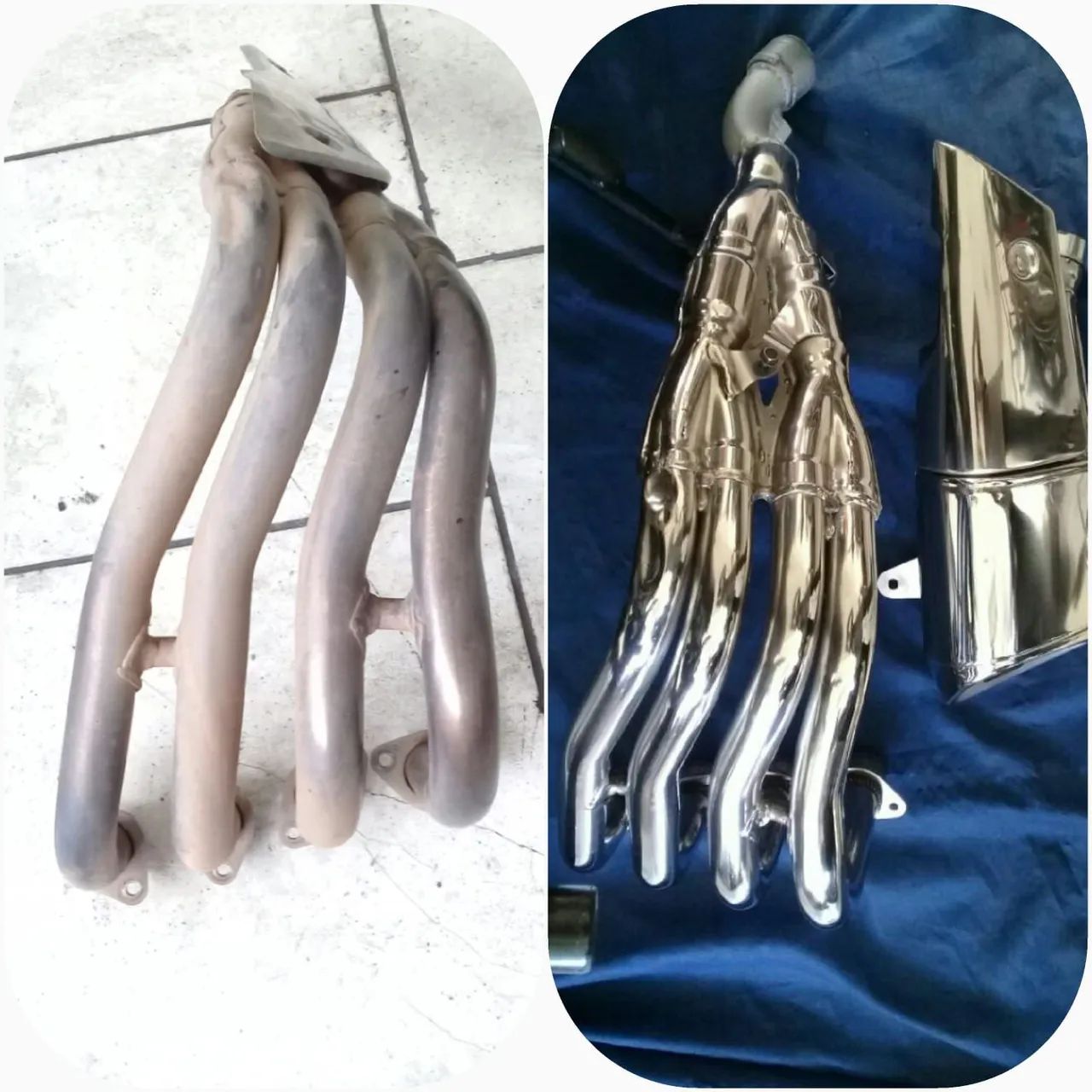 Polimento de escapamentos de motos  (Inox, Titanium) - Foto 2