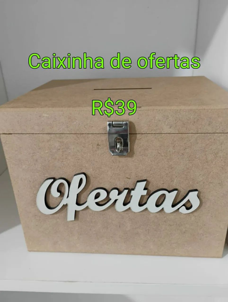 Caixinha para ofertas