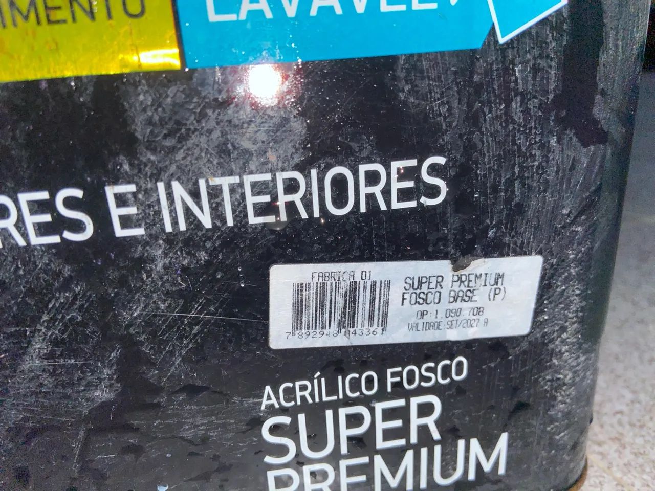 Tinta SUPER PREMIUM lacrada, Azul celeste - Foto 3