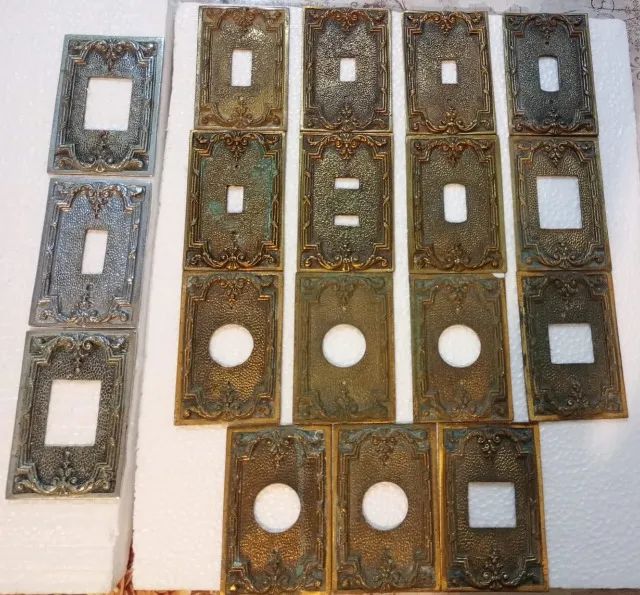 Tampa or metal outlet and switch plate mirror from old times