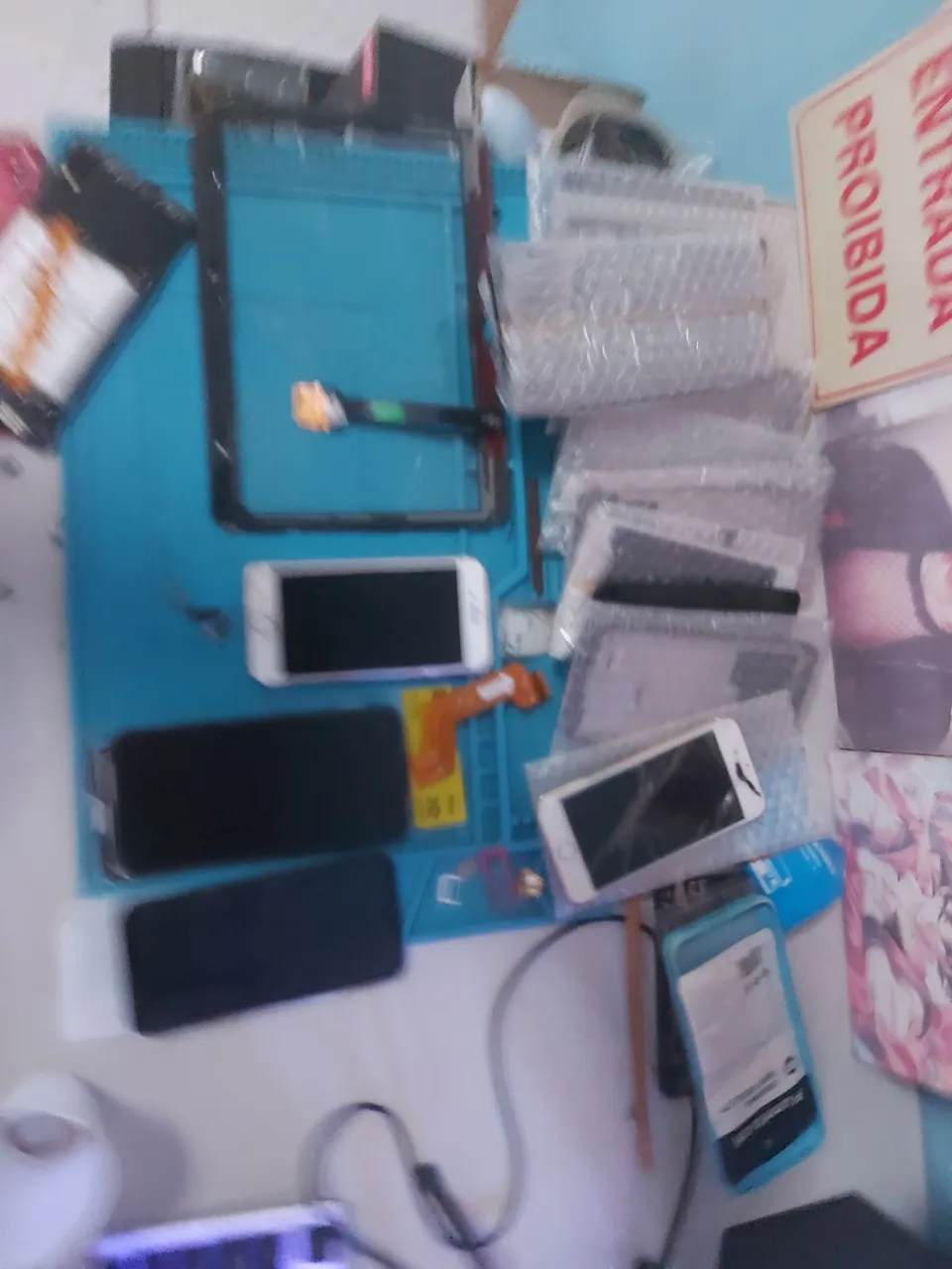 Peças e acessórios para celulares