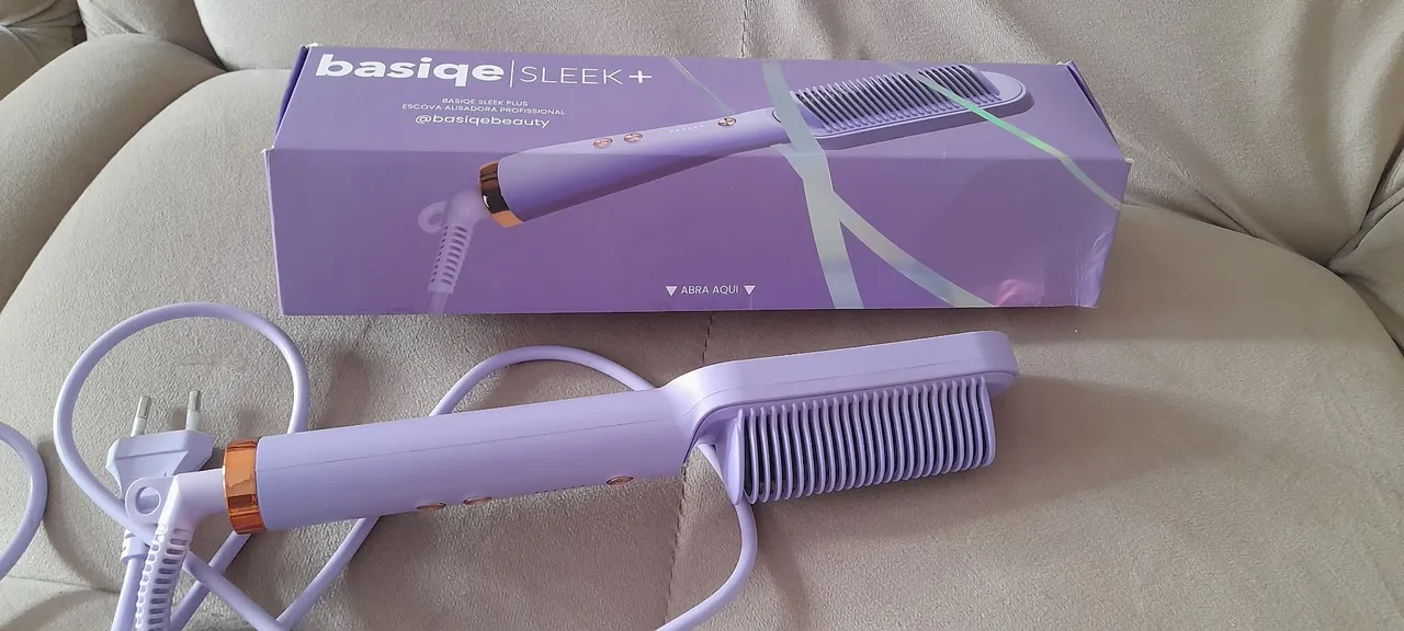 Escova Alisadora Basique Sleek Plus perfeita
