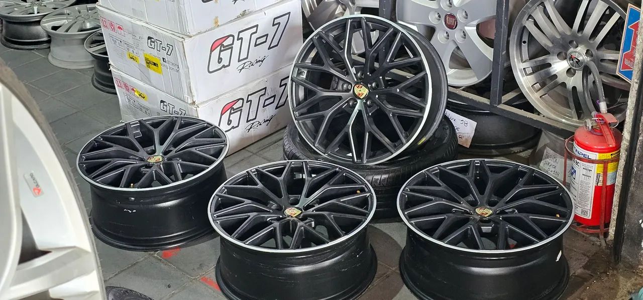 Rodas Porsche 18 polegadas furação 5x105  - Foto 10