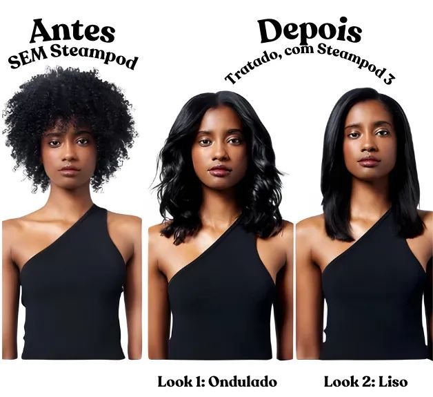 Prancha Chapinha Modeladora A Vapor Steampod 3.0 L'oréal X Rowenta Branco liso ou ondas - Foto 2