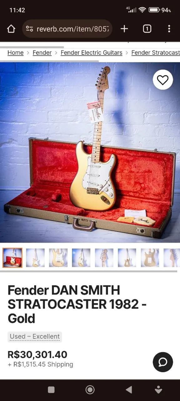 Fender Stratocaster Dan Smith '82 HARDTAIL/U. S. A - Foto 4
