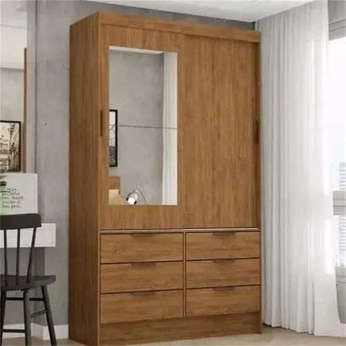 GUARDA-ROUPA SOLTEIRO COM ESPELHO... - Foto 2