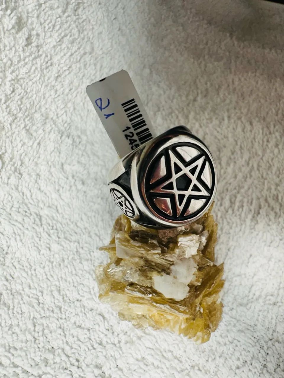Anel Pentagrama - Aço Inox