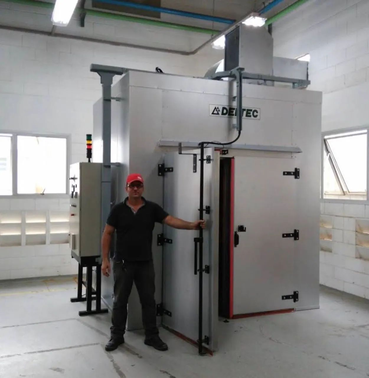 Pintura eletrostática cabine estufa transporte  - Foto 4
