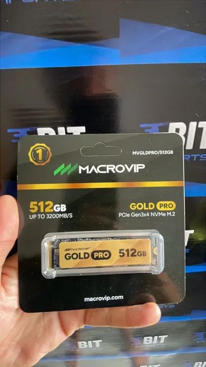SSD M.2 512GB Nvme | Macrovip | Novo Lacrado | Gen 3x4