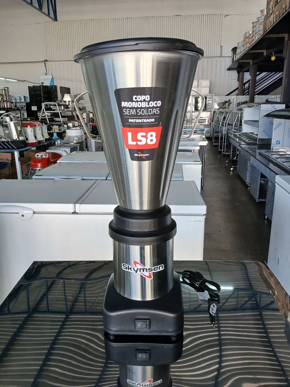 Liquidificador Comercial Inox 8 Litros Ls8 Skymsem - Foto 5