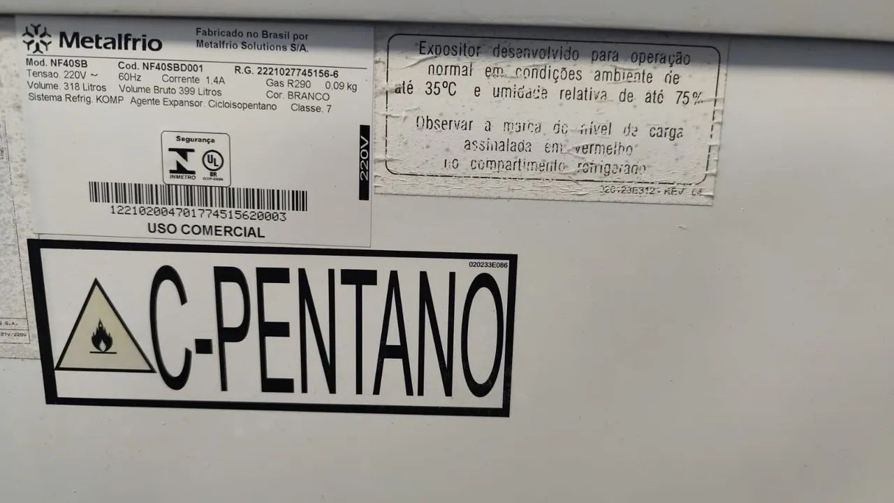naページ Freezer horizontal 318L Metalfrio usado 2x - Geladeiras e Freezers