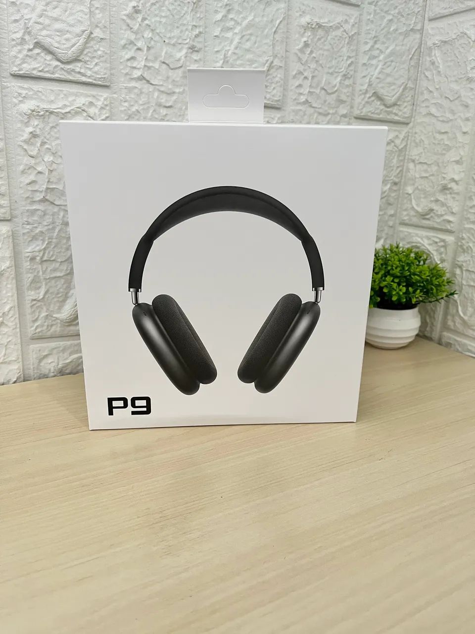 Headphone Bluetooth P9 preto novo!