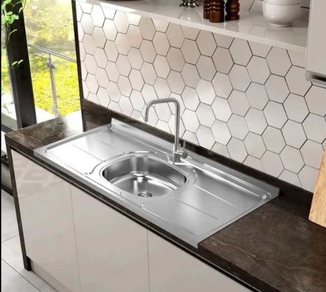 Pia de Cozinha em Inox 120cm Plus Ghelplus
