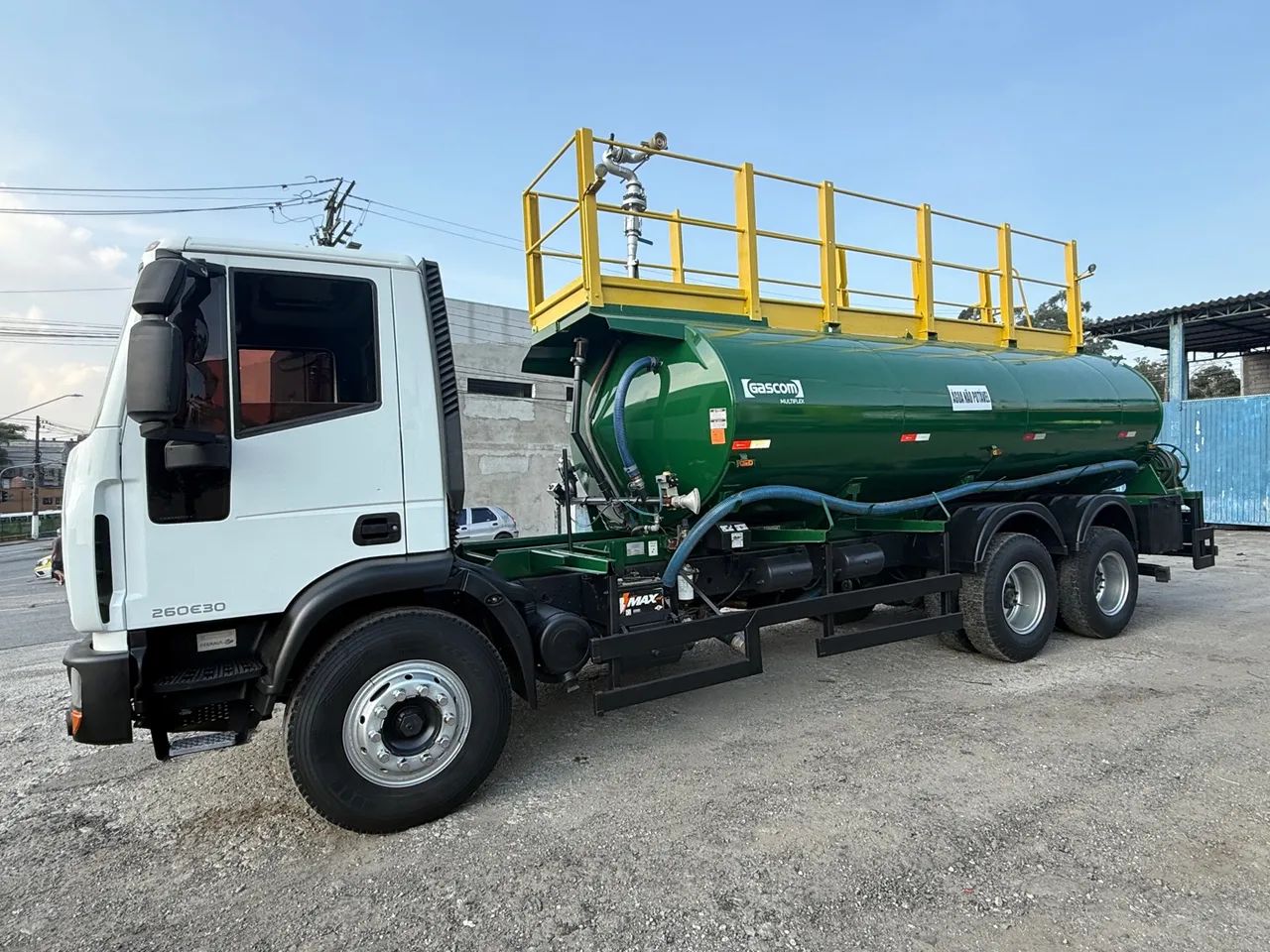 Iveco Tector Caminhão Pipa tanque água bombeiro gascom  - Foto 4
