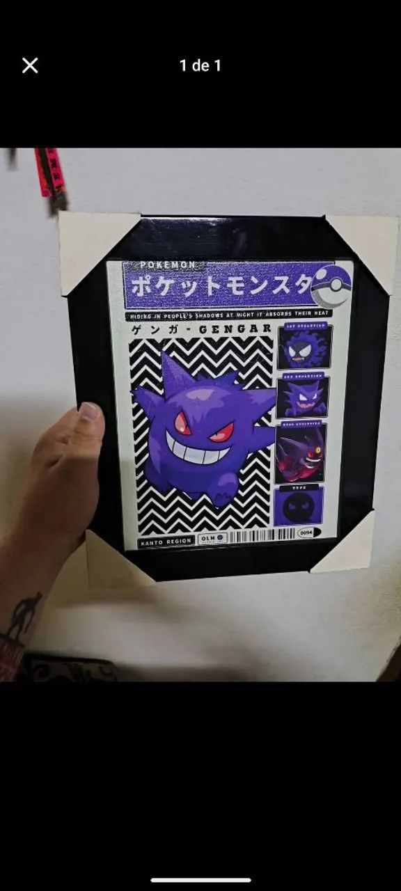 Quadro gengar 