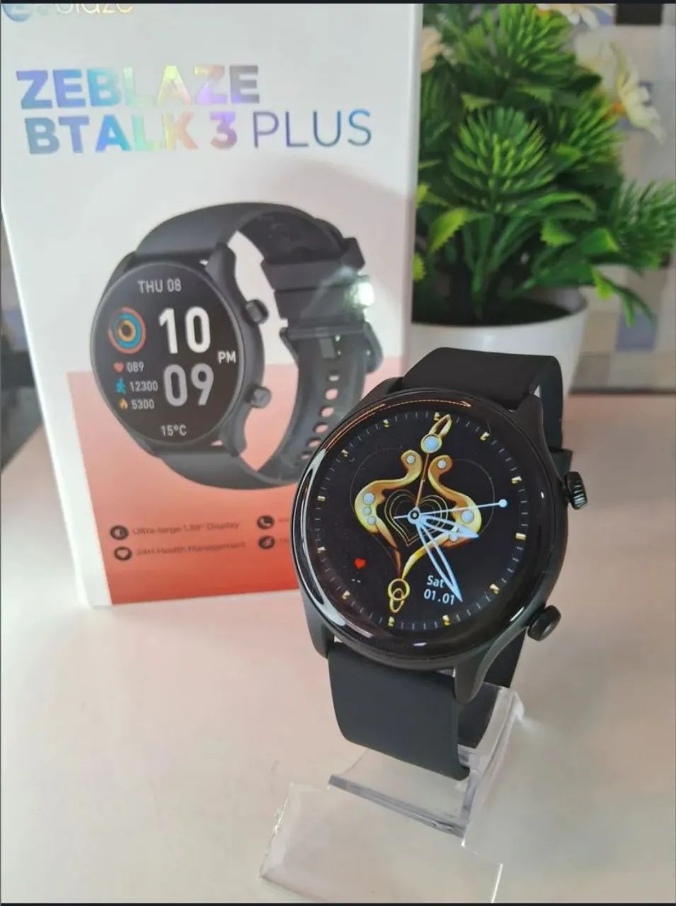 Smartwatch Zeblaze Btalk 3 Plus -  Chamadas Bluetooth, 100+ Modos Esportivos (LACRADO)