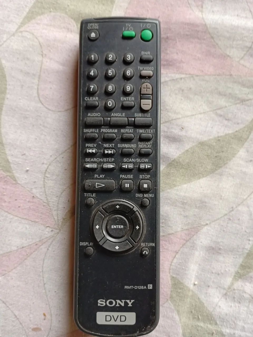 Controle dvd Sony 