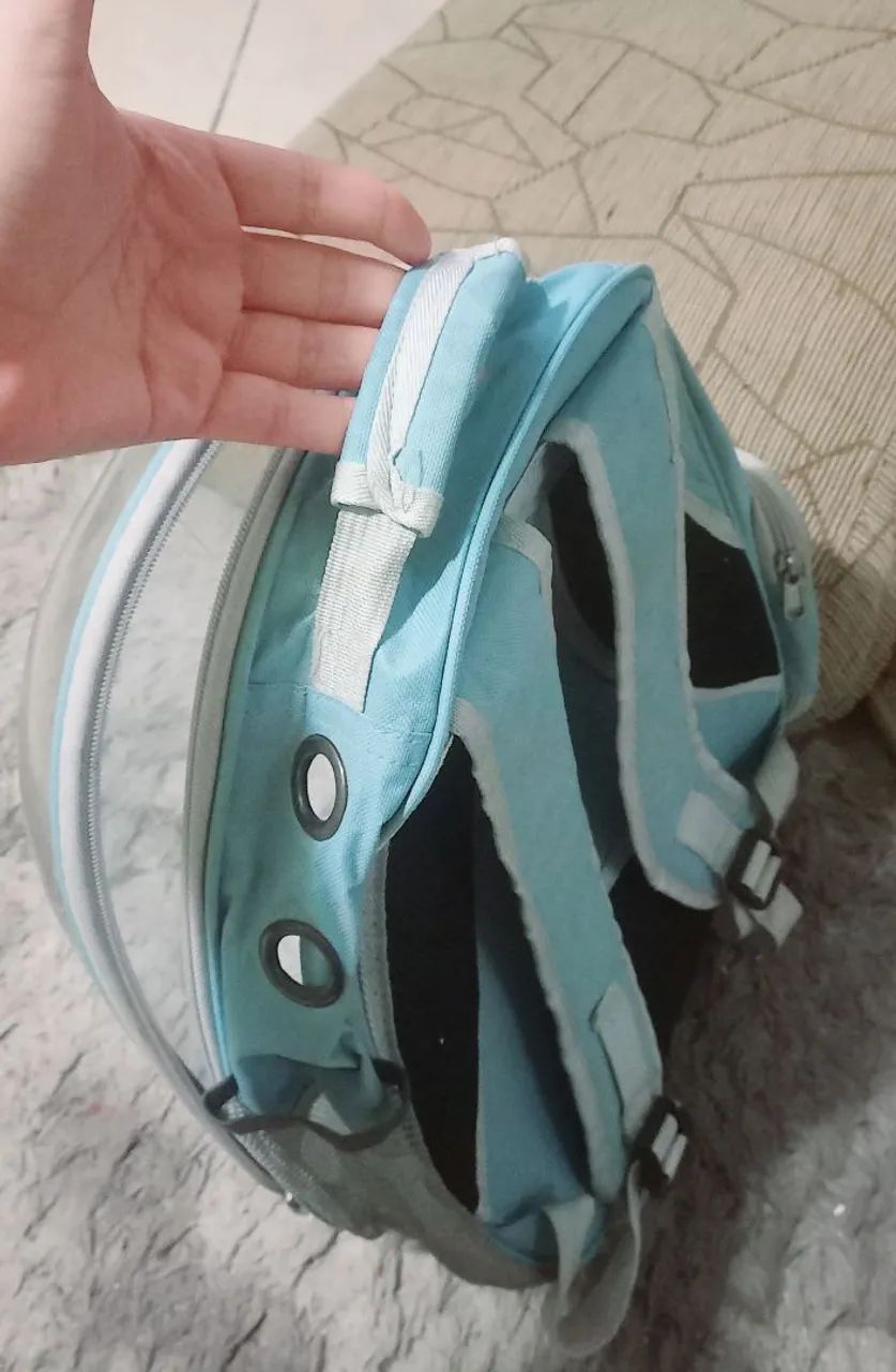 Mochila de transporte ou passeio de pet - Foto 3