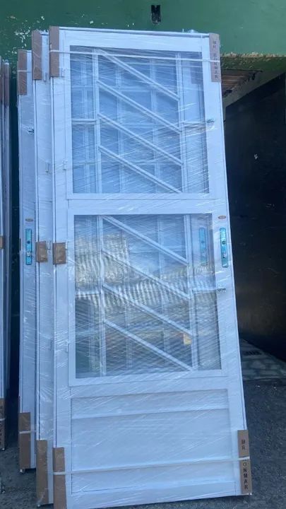 PORTAS FERRO BRANCO COMPLETAS 2,10X80 - Foto 4