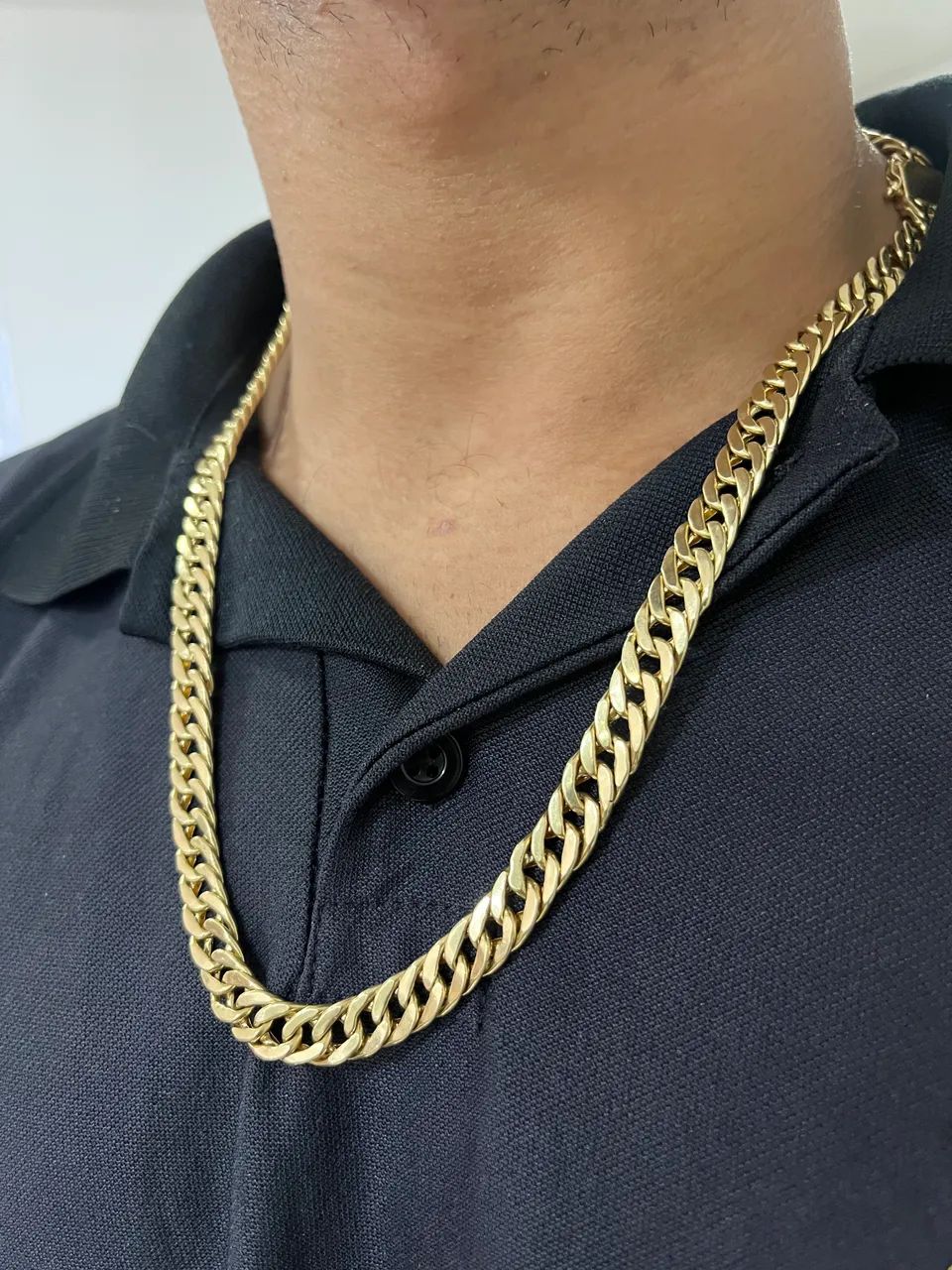 Corrente Grumet Dupla Ouro18k Grossa  - Foto 2