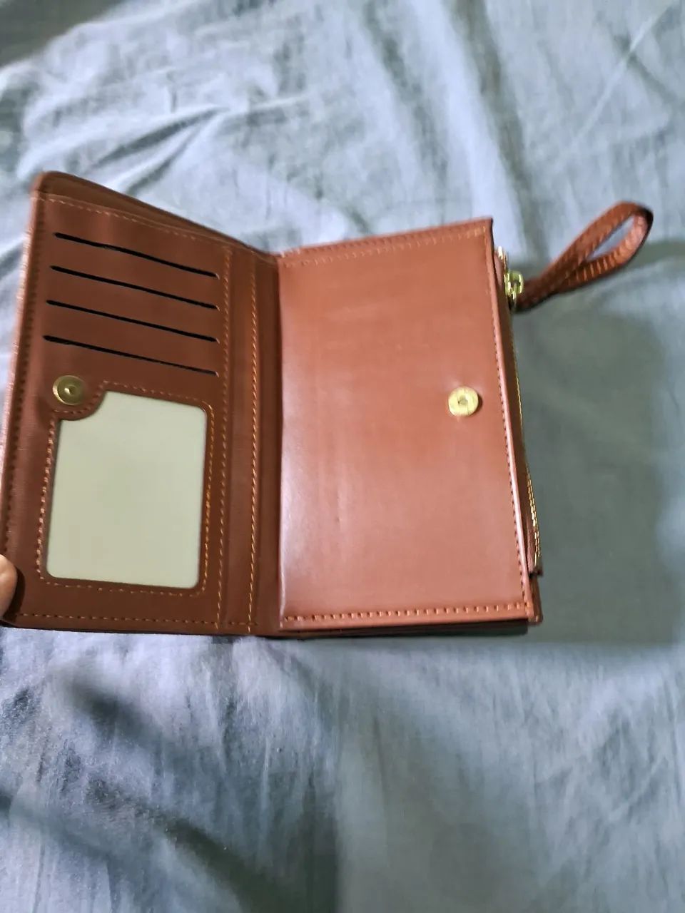 Carteira Feminina Couro Marrom