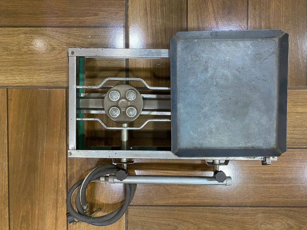 Fogão 2 bocas chapa fogareiro portátil  - Foto 3