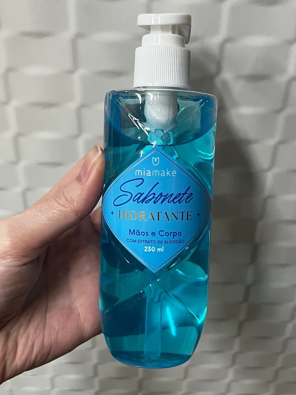 Sabonete Hidratante Miamake Mãos e Corpo 230ml Extrato de Algodão