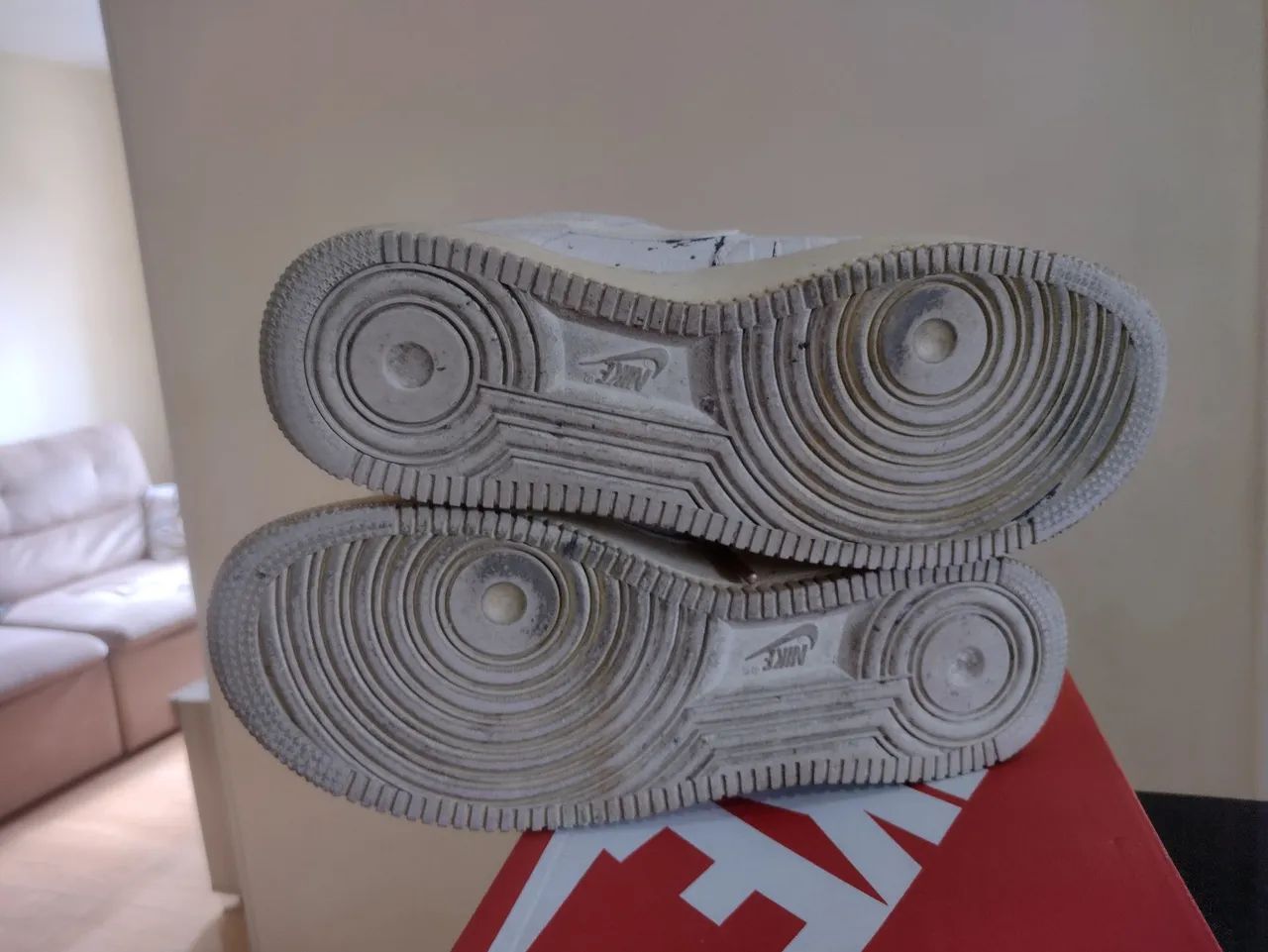 Nike Air Force 1 Low - Branco/Marrom - Foto 5