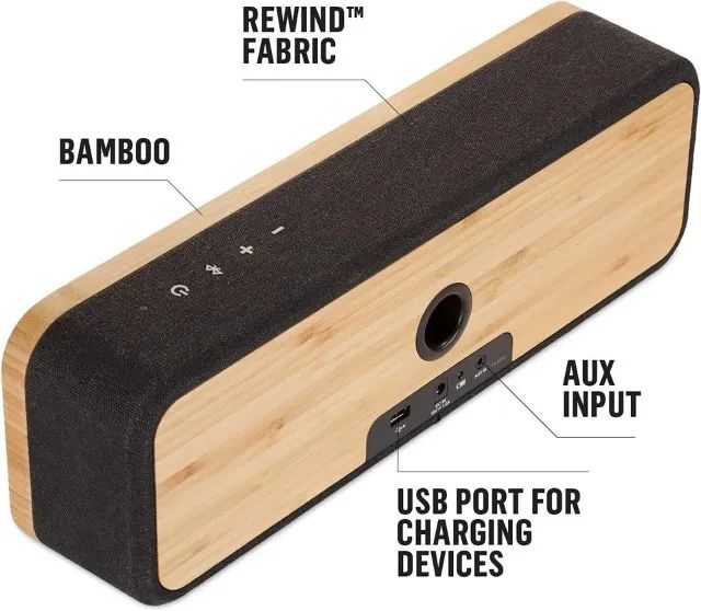 Speaker Marley Get Together, Bluetooth, 16 watts, Preto - Foto 4
