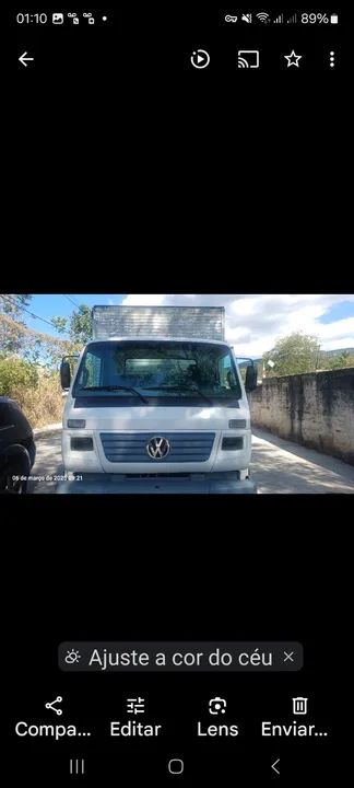 Caminhão 3/4 vw 7110 baú - Foto 2