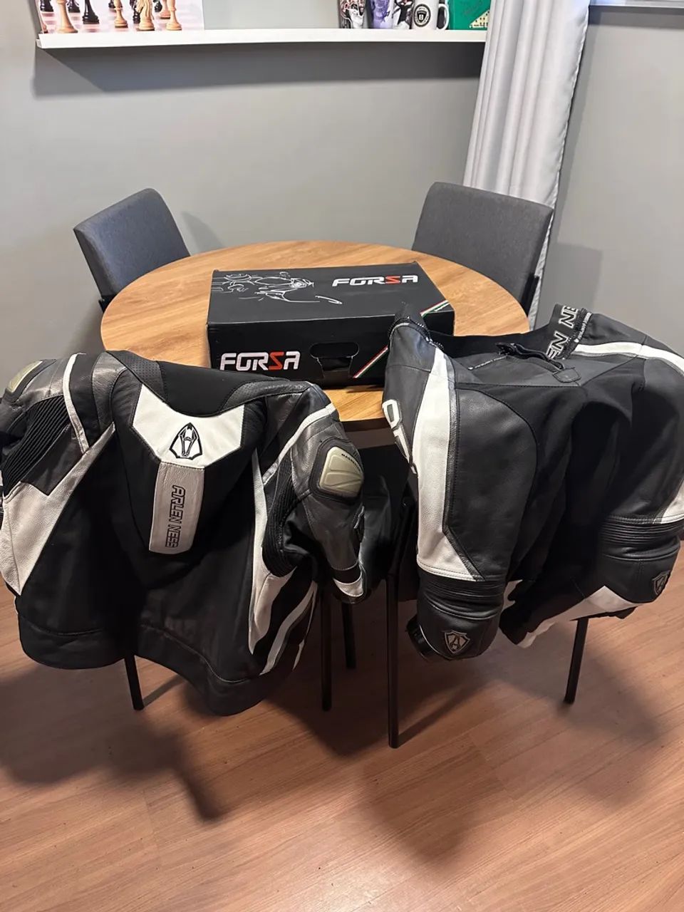 Macacão Arlen Ness Couro Moto Racing - Foto 6