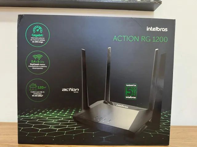 Intelbras Action RG 1200 Router - Gigabit Dual Band - In Box64529516870658122