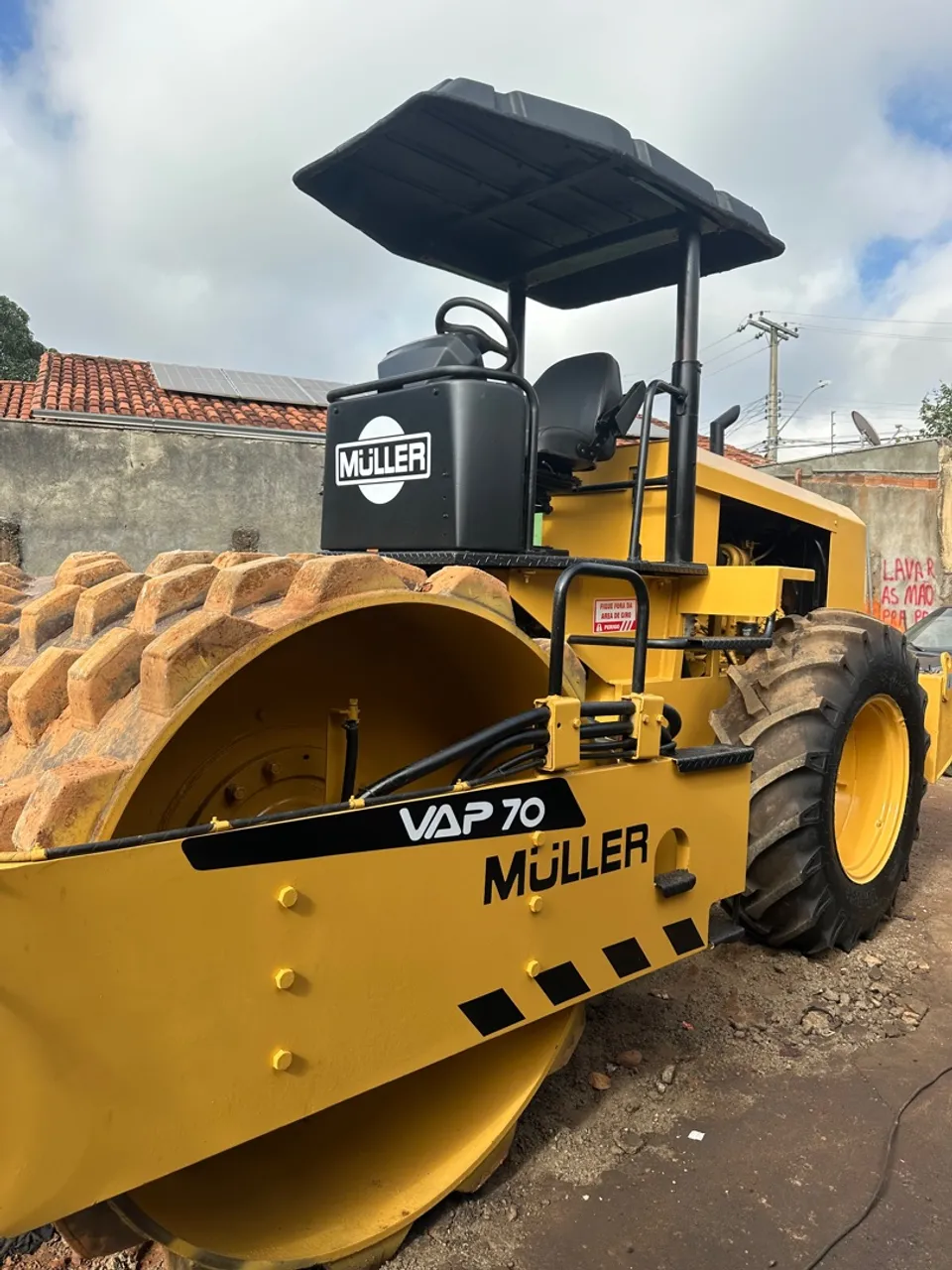 Rolo compactador vap 70